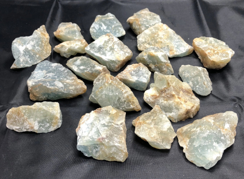 Blue Onyx Rough Mineral Chunks