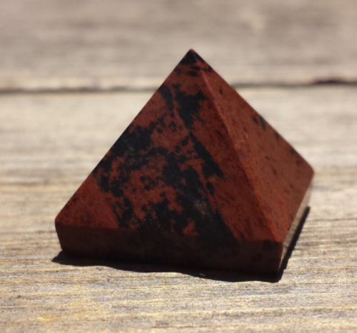 Mahogany Obsidian Baby Pyramid 20 - 25 mm