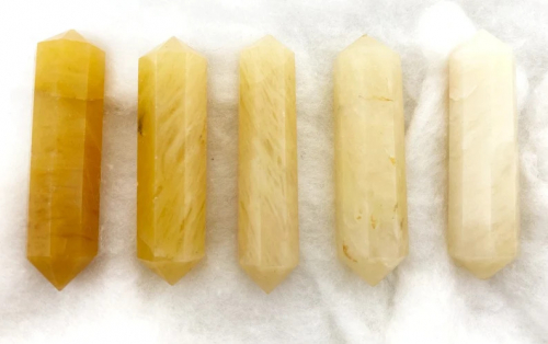 Yellow Aventurine Double Terminated Points Massage Wands