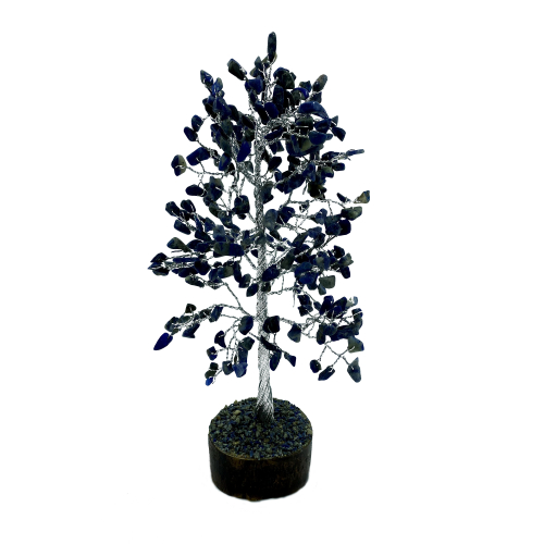 10" 300 Gemstones Lapis Lazuli Agate Stone Gemstone Trees