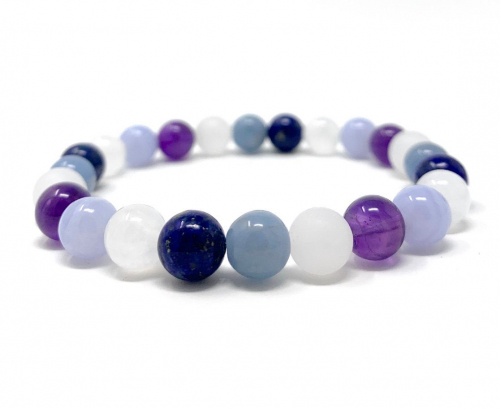 Peaceful Gemstone Beads Bracelet 8 mm