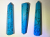 Synthetic Turquoise Obelisk Tower Point