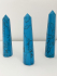 Synthetic Turquoise Obelisk Tower Point