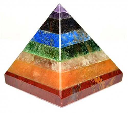 7 Chakra Pyramid 45 - 55 mm
