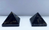 Feldspar in Black Tourmaline Pyramid 60 - 70 mm