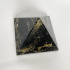 Feldspar in Black Tourmaline Pyramid 60 - 70 mm