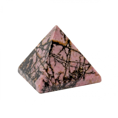 Rhodonite Pyramid 45 - 55 mm