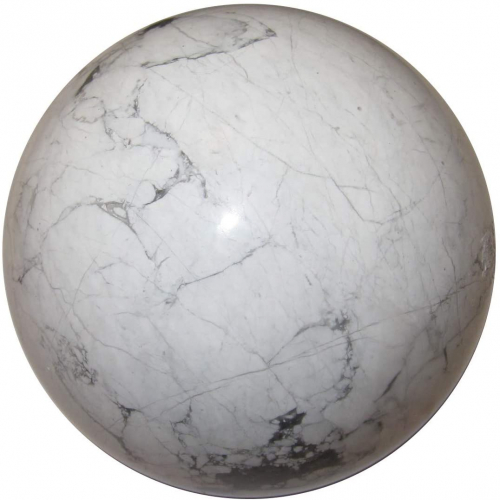 Howlite Gemstone Sphere/Ball