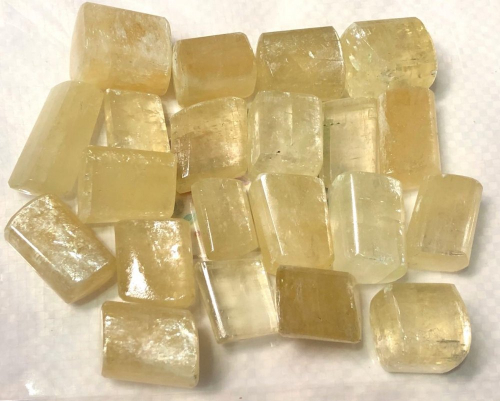 Yellow Calcite Tumbled Stones
