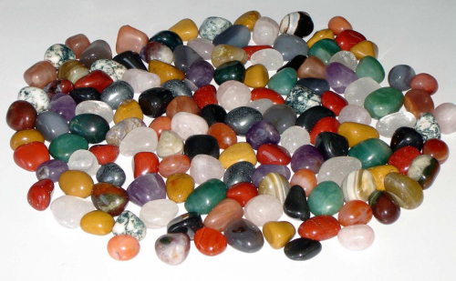 Mixed Multicolor Tumbled Stones