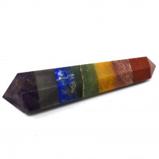 7 Chakra Double Terminated Points Massage Wands