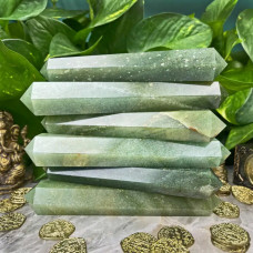 Green Aventurine Double Terminated Points Massage Wands