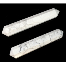 Howlite Double Terminated Points Massage Wands