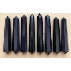 Blue Goldstone Double Terminated Points Massage Wands