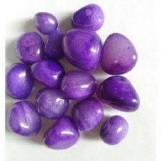 Dyed (Purple) Onyx Tumbled Stones