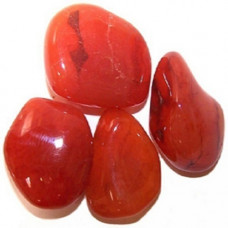 Dyed (Red) Onyx Tumbled Stones