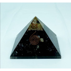 Black Tourmaline Orgonite Reiki Pyramid -2 INCH