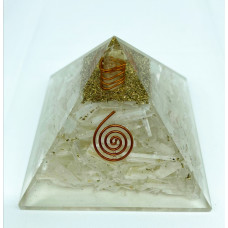 Selenite Orgonite Reiki Pyramid -3 INCH
