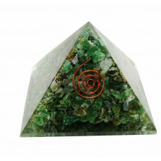 Green Jade Orgonite Reiki Pyramid -3 INCH Green Jade Orgonite Reiki Pyramid -3 INCH