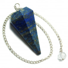 Lapis Lazuli Multifaceted Pendulum
