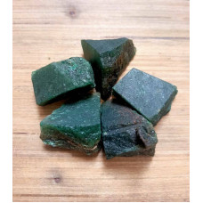 Green Jade Rough Mineral Chunks