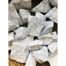 Howlite Rough Mineral Chunks