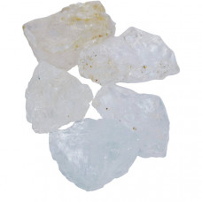White Quartz Rough Mineral Chunks