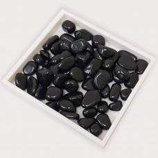 Black Shunghite Tumbled Stones