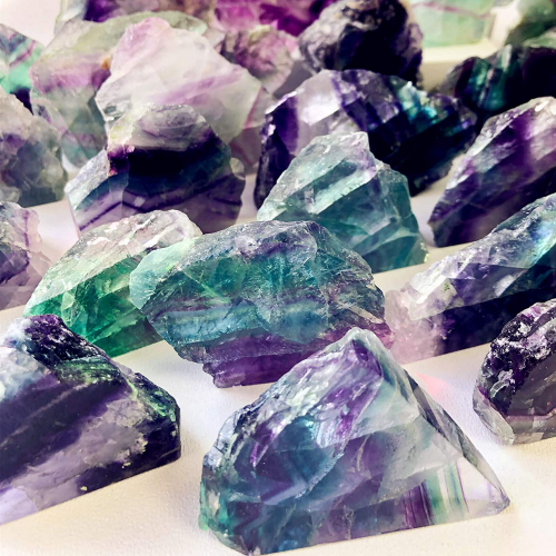 Fluorite Rough Mineral Chunks