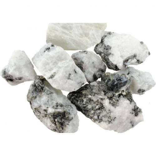 Rainbow Moonstone Rough Mineral Chunks