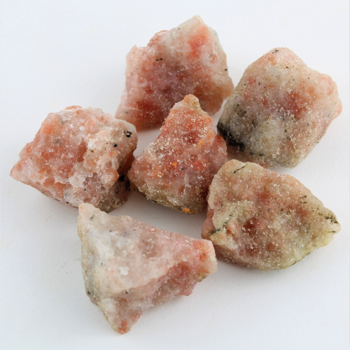 Sunstone Rough Mineral Chunks