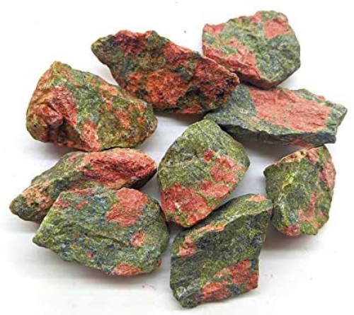 Unakite Rough Mineral Chunks