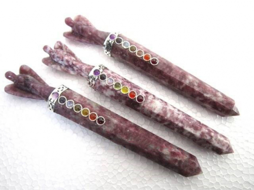 Lepidolite Angel Healing Stick