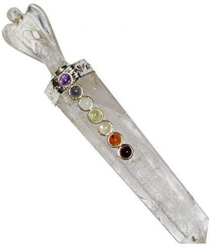 Crystal Quartz Angel Healing Stick