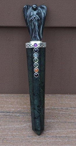Black Tourmaline Angel Healing Stick
