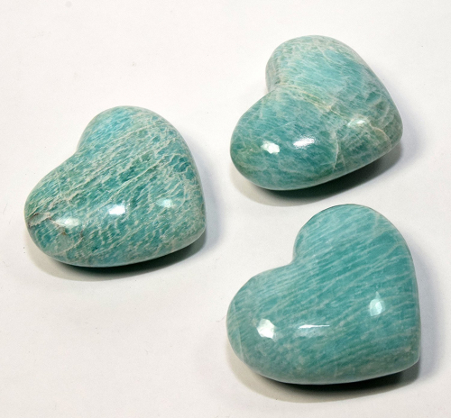 Amazonite Puffy Heart