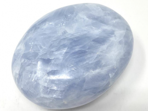 Blue Calcite Palm Stone