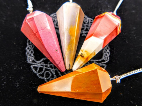 Mookaite Multifaceted Pendulum