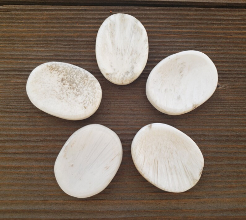 Scolecite Thumb Worry Stone