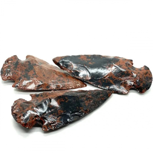 3" Mahogany Obsidian Arrowheads