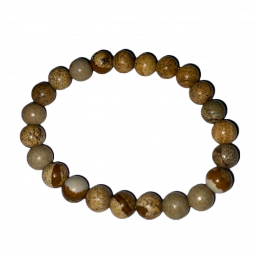 Picture jasper Bracelet 8 mm