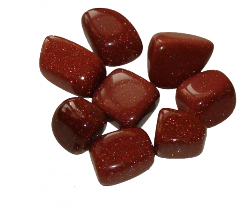 Red Goldstone Tumbled Stones