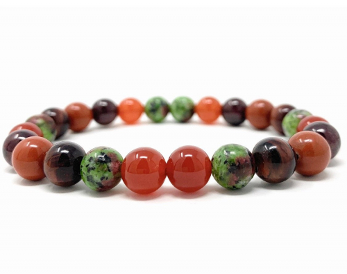 Luminuous Gemstone Beads Bracelet 8 mm