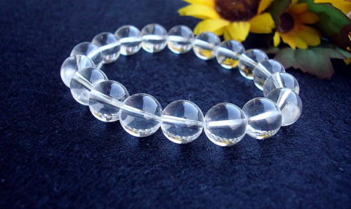 Crystal Quartz Beads Bracelet 8 mm