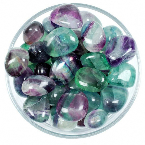 Multi Fluorite Tumbled Stones