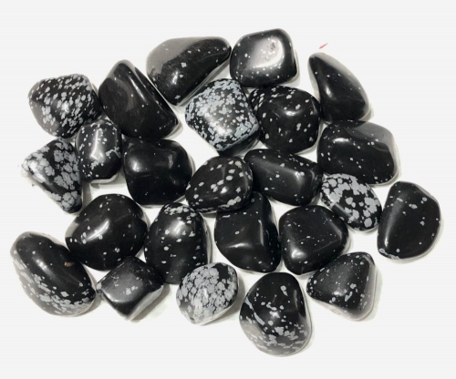 Snowflake Obsidian Tumbled Stones
