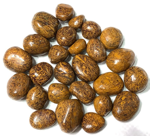 Calligraphy Jasper Mariyam Tumbled Stones