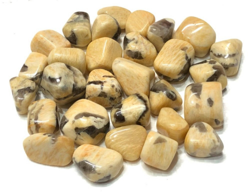 Graphic Feldspar Tumbled Stones