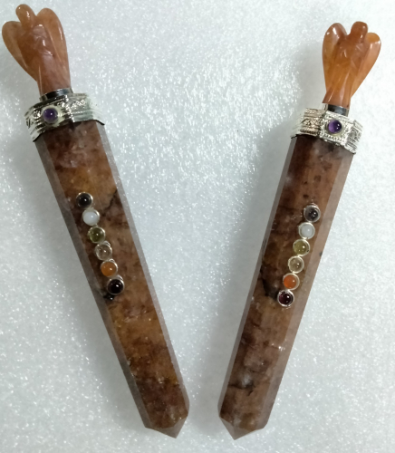 Red Aventurine Angel Healing Stick