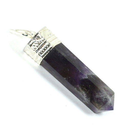 Amethyst Pencil Point Pendant